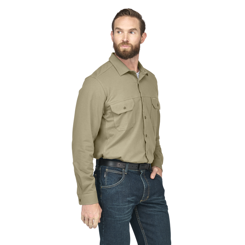 Bulwark FR Flex Knit Button Down Shirt image number 3