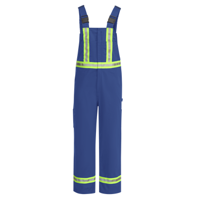 Men's Unlined Bib Overall with Reflective Trim
