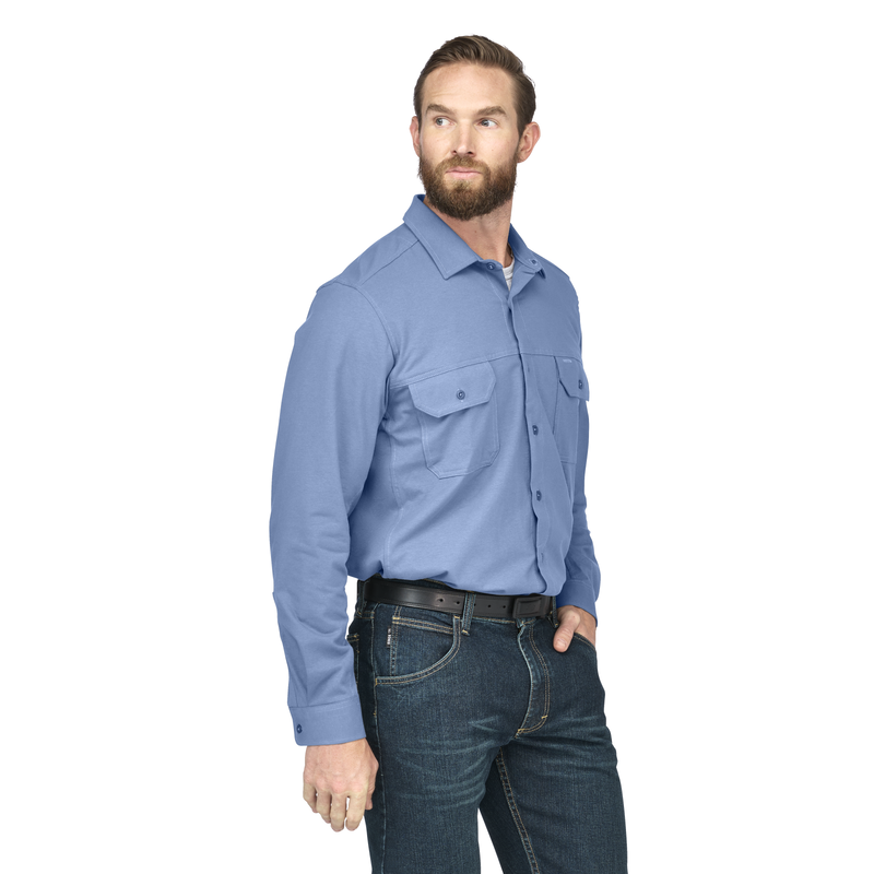 Bulwark FR Flex Knit Button Down Shirt image number 3