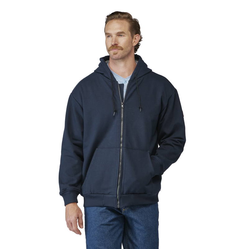 Men's Thermal Lined Zip-Front Hooded Sweatshirt image number 0
