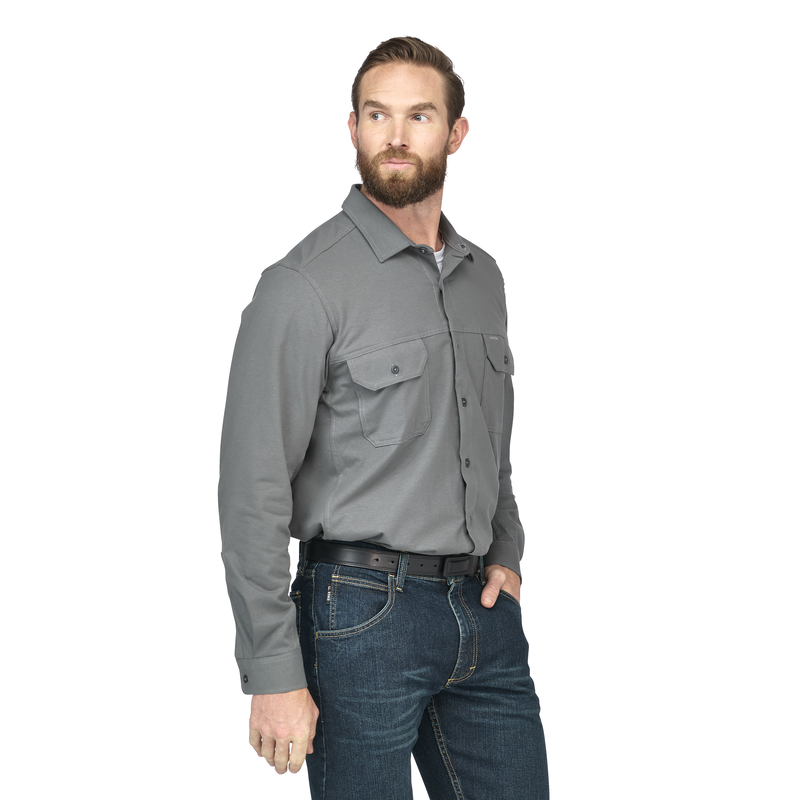 Bulwark FR Flex Knit Button Down Shirt image number 3