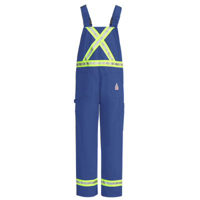 Men's Unlined Bib Overall with Reflective Trim