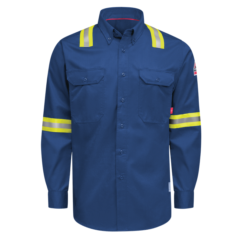 iQ Series Men&rsquo;s Enhanced-Vis Midweight Comfort Woven Shirt image number 0