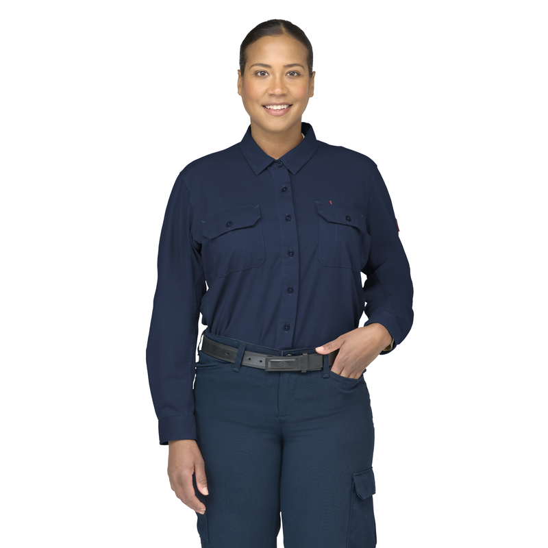 Women's Flex Knit Button Down Shirt image number 0