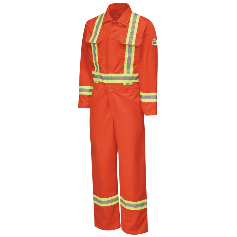 Men's Midweight FR Premium Coverall with Reflective Trim image number 3