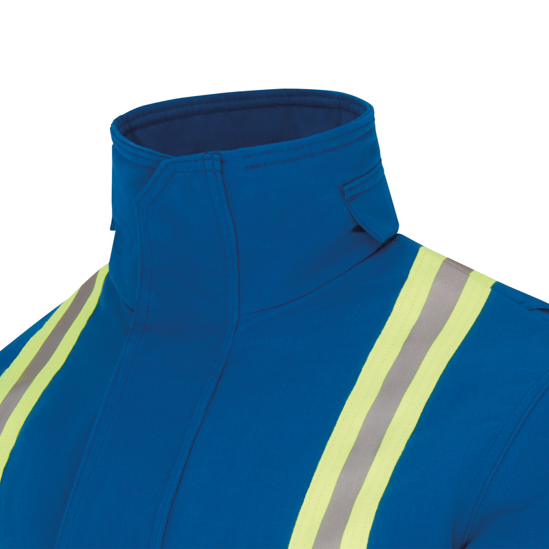 Men's Heavyweight Nomex FR Insulated Deluxe Parka with Reflective Trim image number 4