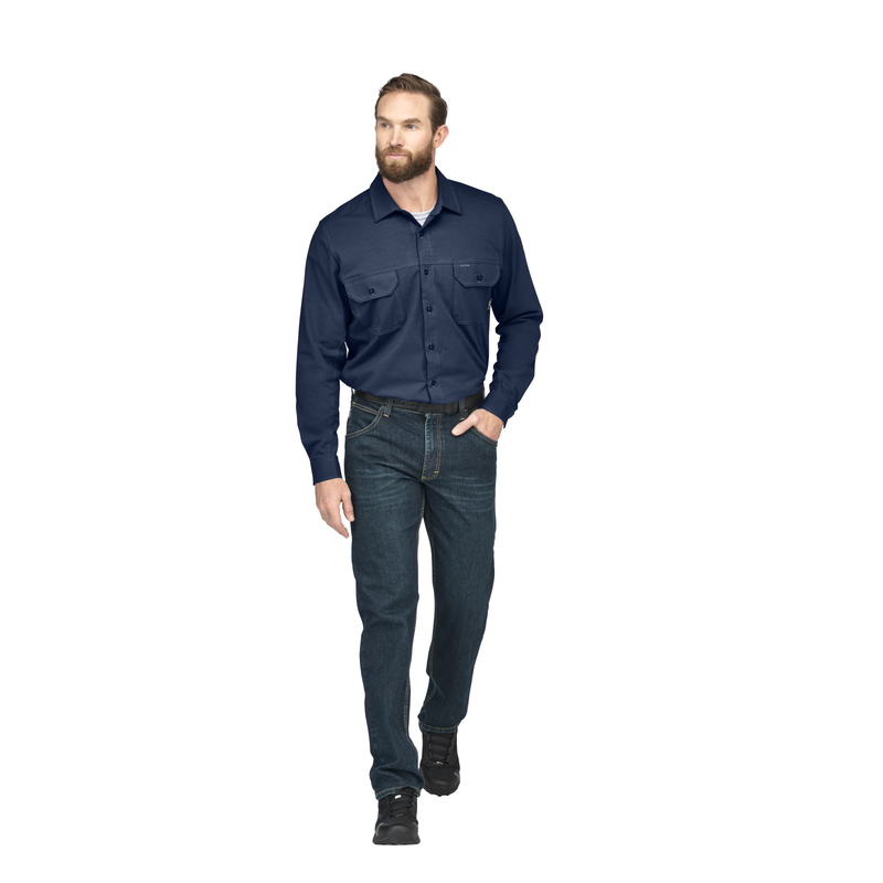 Bulwark FR Flex Knit Button Down Shirt image number 4