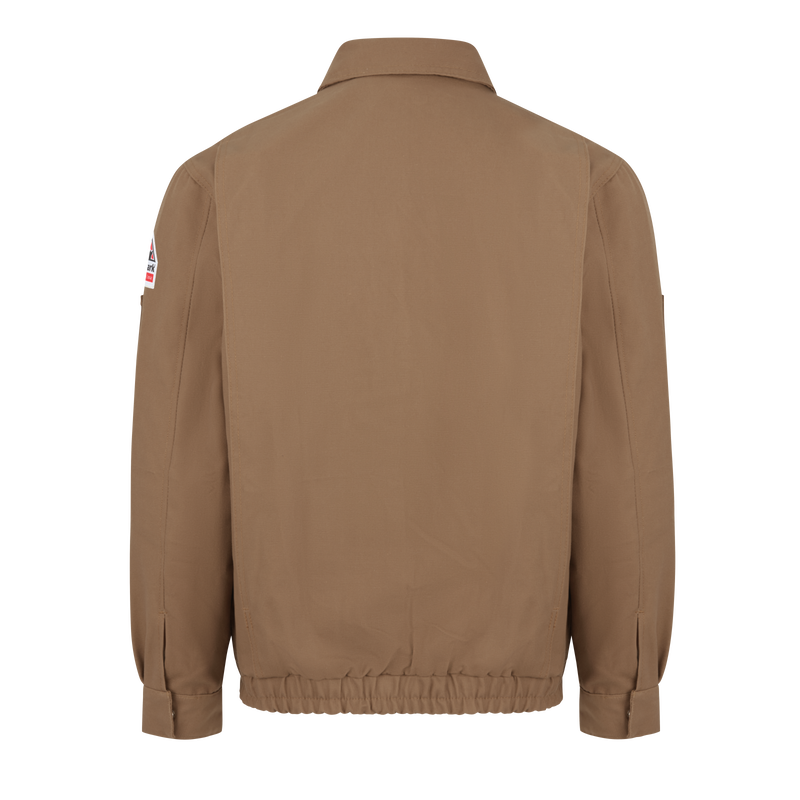 Brown Duck Lined Bomber Jacket image number 1