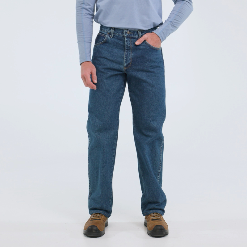Men's Loose FR Stonewashed Jean image number 13