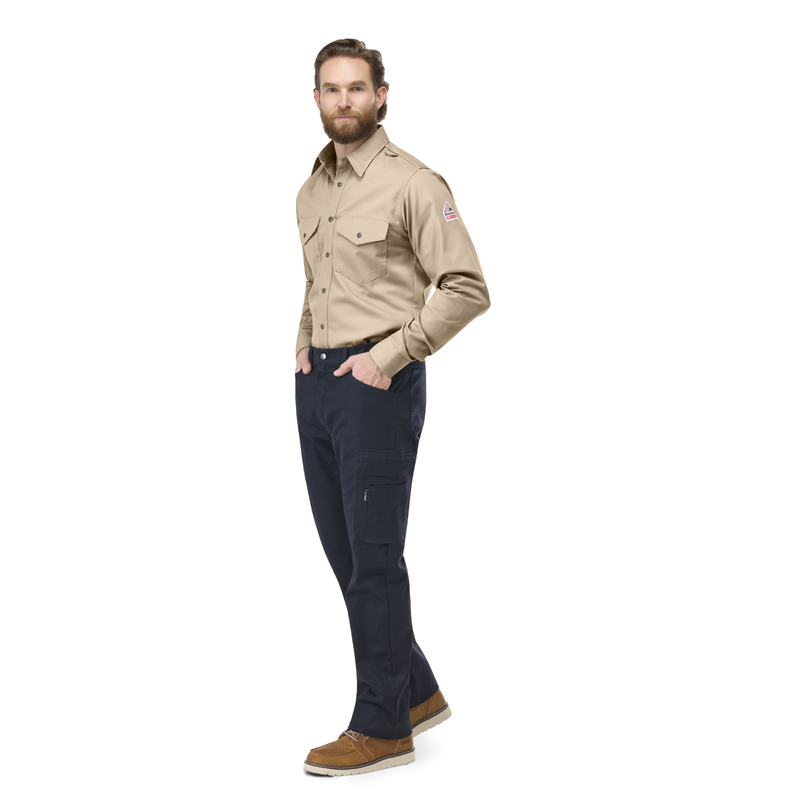 Men's Midweight Excel FR Snap-Front Uniform Shirt image number 6