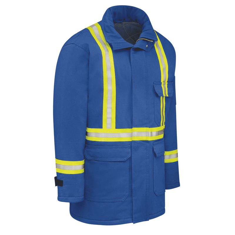 Men's Heavyweight Excel FR&reg; ComforTouch&reg; Insulated Deluxe Parka with Reflective Trim image number 2