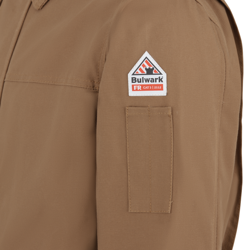 Brown Duck Lined Bomber Jacket image number 5