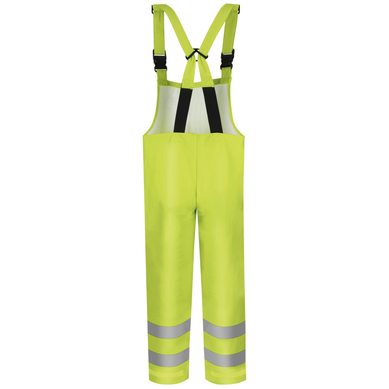Men's FR Hi-Visibility Rain Bib Overalls image number 1