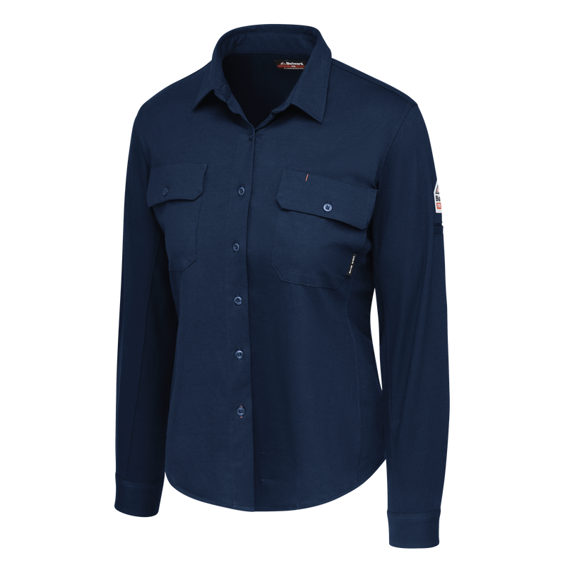 Women's Flex Knit Button Down Shirt image number 3