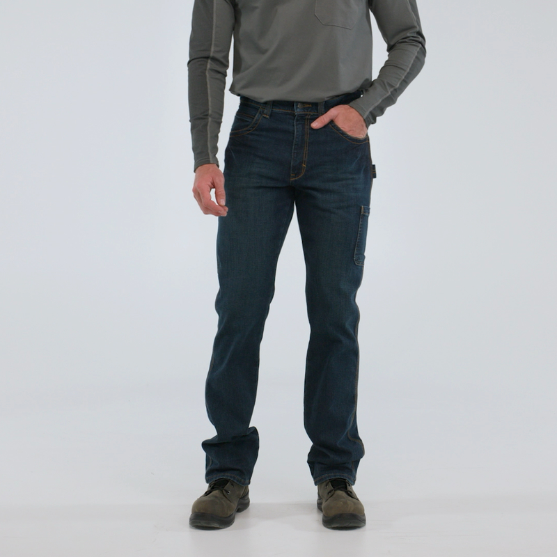 Men's Stretch Denim Dungaree image number 14