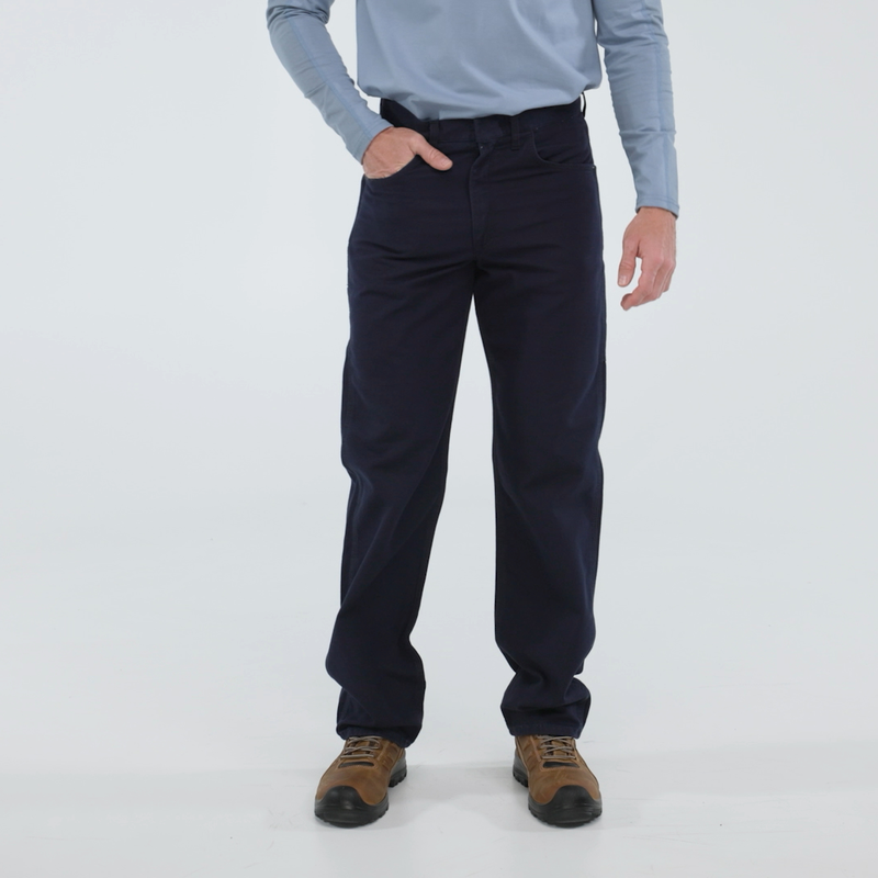 Men's Loose Midweight Canvas FR Jean image number 8