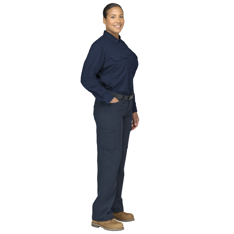 Women's Flex Knit Button Down Shirt image number 7