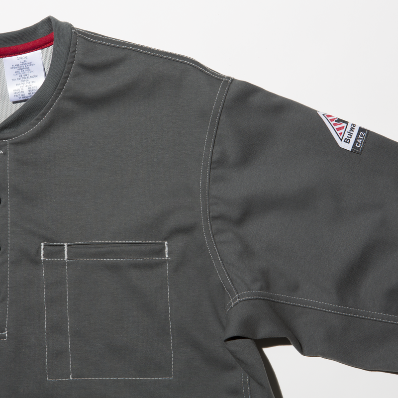 iQ Series&reg; Comfort Plus Knit Men's FR Henley image number 9