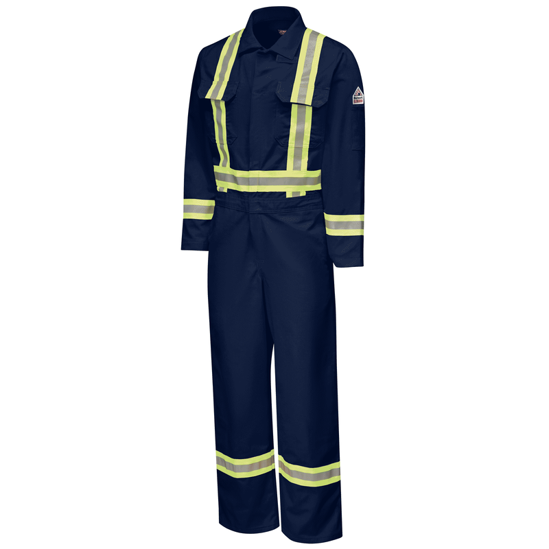 Men's Midweight FR Premium Coverall with Reflective Trim image number 3
