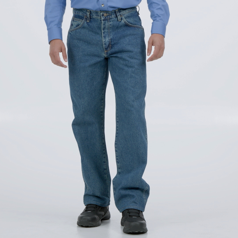 Men's Loose FR Stonewashed Jean image number 14