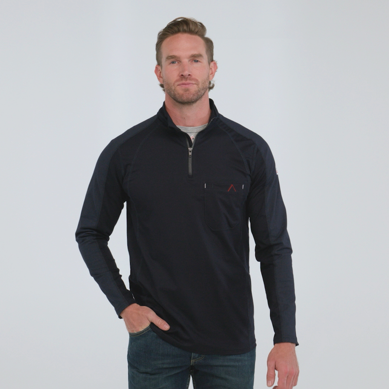 Men's 1/4 Zip Flex Knit image number 10