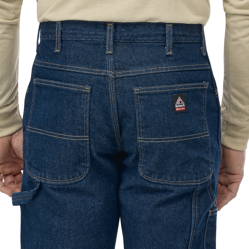 Men's Heavyweight Excel FR Denim Dungaree image number 16