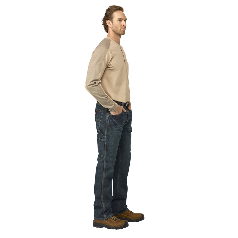 Men's Flex Knit Henley image number 8