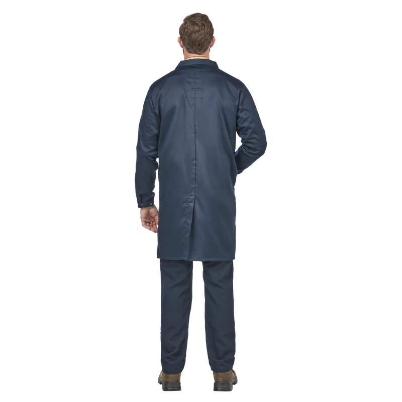 Men's Concealed Snap Front Lab Coat image number 3