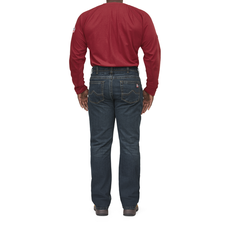 Men's Relaxed Fit Bootcut Jean with Stretch image number 16