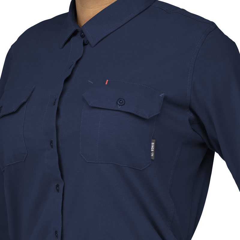 Women's Flex Knit Button Down Shirt image number 9