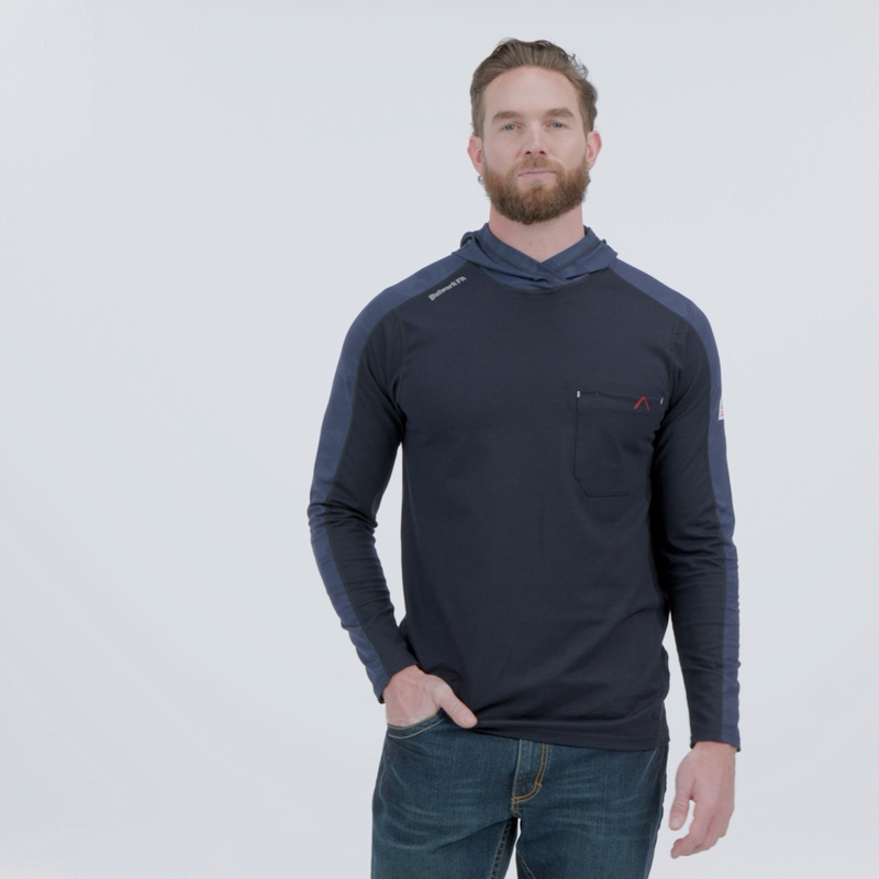 Men's Flex Knit Hooded Tee image number 4