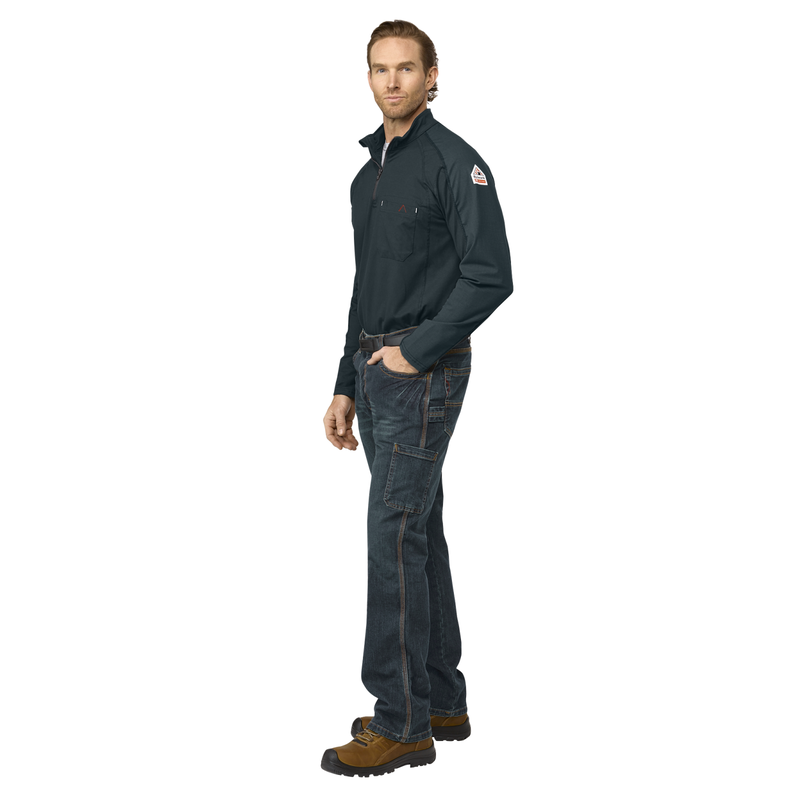 Men's 1/4 Zip Flex Knit image number 9