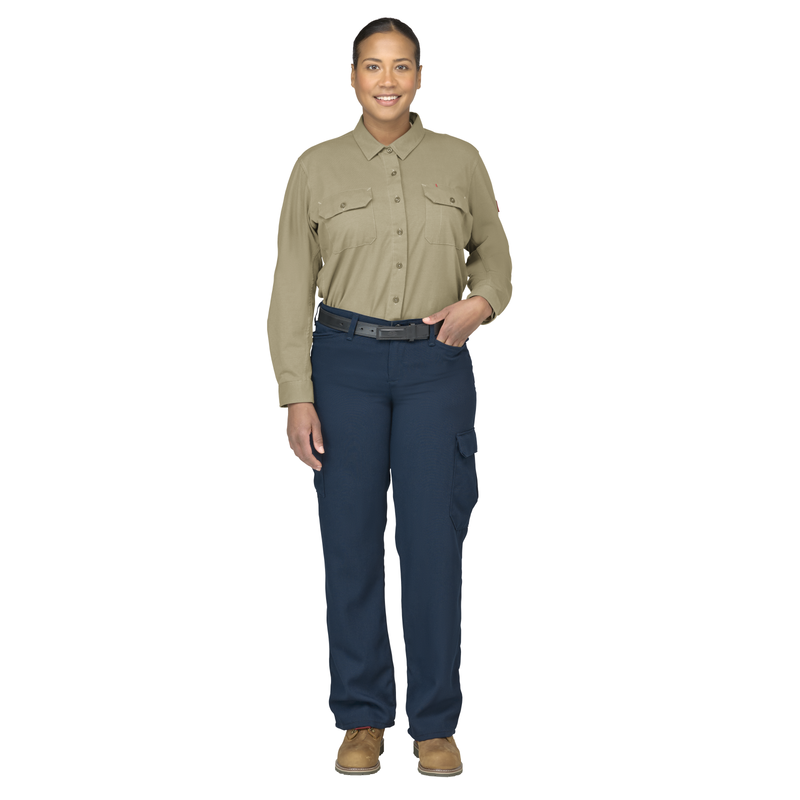 Women's Flex Knit Button Down Shirt image number 4