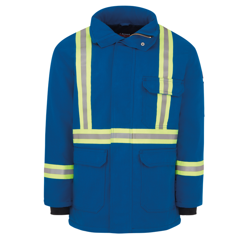 Men's Heavyweight Nomex FR Insulated Deluxe Parka with Reflective Trim image number 0