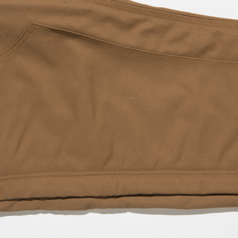 Men's Heavyweight FR Insulated Brown Duck  Bib Overall with Knee Zip image number 5
